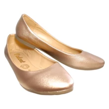 WOMEN'S SHOES BALLERINAS BALLERINAS - Gold - View 2