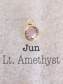 1pc Birthstone Bracelet, Personalized Birthstone Name Bracelet, Custom Birthstone Bracelet, Custom Name Bracelet, Personalized Initial Bracelet, 18K Gold Plated Jewelry, Comes With Elegant Gift Box. - Gold - View 14