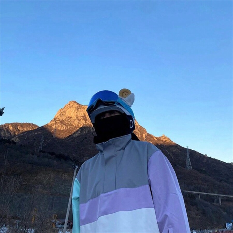 Ski Helmet Motorcycle Helmet Trim Goat Ears Removable Plush