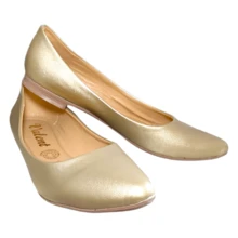 WOMEN'S SHOES BALLERINAS BALLERINAS - Rose Gold - View 4