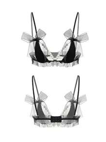 1 套仿珍珠肩带文胸和内裤套装，性感蕾丝“珍珠”内衣，带珍珠按摩自慰内裤的吊带文胸，性感内衣套装（适合身高 150 - 175 厘米，胸围 56-110 厘米，腰围 64-100 厘米，手工测量可能存在 1-3 厘米的差异），坏蛋造型 - 黑色 - 查看 9