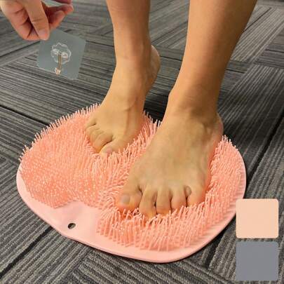 Shower Foot Scrubber - Foot Cleaner, Removes Calluses And Dead Skin, Unisex Foot Massage Mat, Relieves Foot Soreness, No Suction Design, Foot Care Tool, Manicure Tool, Body Care Tool