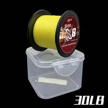 Dây câu cá PE bện 8 sợi màu vàng Chelesh 1000m, độ hiển thị cao cho nước mặn và nước ngọt, 10-100lbs, chống mài mòn, trơn tru, đúc xa hơn, đi kèm với bao bì đa năng, quà tặng câu cá - Màu vàng - Xem 11