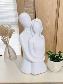 1件装饰雕塑家居装饰，抽象人物雕塑，独特的家居装饰，家居装饰雕像，客厅装饰，办公室装饰，书架装饰，书架电视柜装饰，情人节最佳礼物 - 彩色 - 查看 5
