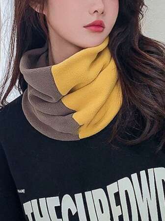 1 st halsduk, höst/vinter ansiktsmaskvärmare för ridning, mångsidig tjock halsduk och mask