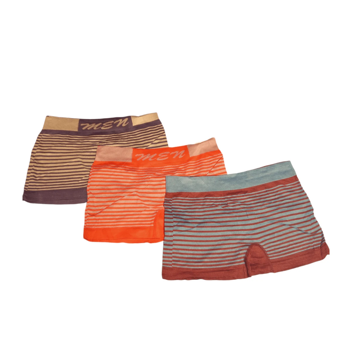 3 Pieces Microfiber Boxer Briefs For Men (Colors) - Multicolor - View 1