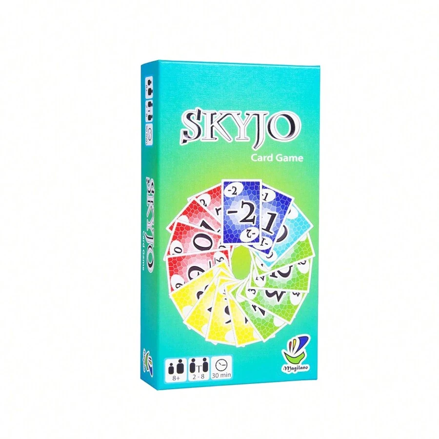 Magilano SKYJO The Ultimate Card Game for Kids and Adults. The Ideal Board Game for Funny, Entertaining and Exciting Playing Hours with Friend and Family. - Multicolor - Ver 1