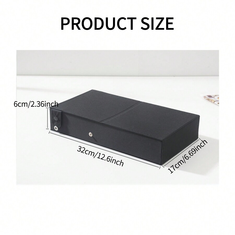 A 5Grid Pongee HighEnd Multifunctional Standing Storage Box, Glasses