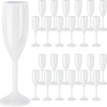 Ly thủy tinh đựng rượu vang tiệc ngoài trời dày, ly cocktail sâm panh, cốc trong suốt, cốc có thể tái sử dụng cho sự kiện tiệc cưới, quà tặng ngày lễ tình nhân - Nhiều màu - Xem 15