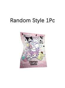 Sanrio 1 pieza o 4 piezas de borrador de estilo aleatorio de , , , - Caja misteriosa con bolsa de gato de dibujos animados adorable, regalo de artículos de oficina (algunas partes pueden ser aleatorias)