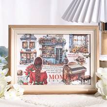 Yoofun 24 件/包和纸贴纸书旧梦归来复古 DIY 日记本剪贴簿创意贴纸 - 彩色 - 查看 5