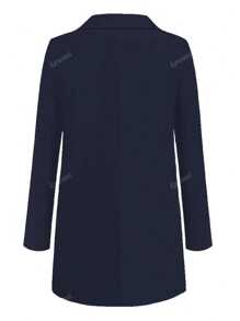 Nueva chaqueta de mujer de estilo europeo, de corte slim, de solapa, de apertura frontal, de estilo casual, para primavera/otoño