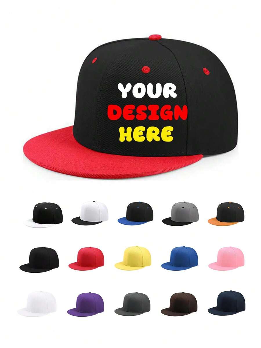 定制棒球帽，提供图片、文字、名称 - 卡车司机帽、公司活动、团体旅行、学校学生帽、个性化徽标 - 送给儿童、父母、家人的礼物 - A - 查看 1