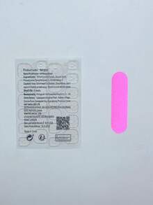 24 件法式尖头假指甲短款全覆盖粉色/裸色/白色人造假指甲套装，适合女士/女孩美甲 - 彩色 - 查看 4