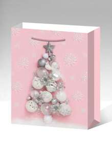 12 peças/saco, 3 peças de cada estilo de sacolas de Natal, 3 tamanhos, sacolas de presente com padrão de Natal, sacolas não tecidas para presente de Natal, reutilizáveis, grandes, médias e pequenas, sacolas de embalagem para compras de Natal, adequadas para suprimentos de presentes para festas de fim de ano de Natal