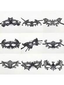 1pc Ladies Masquerade Mask - Elegant Half-Face Venetian Mask For Masquerade Parties, Cosplay, Christmas, Weddings, Anime Themed Events - Exquisite Design Corset Halloween