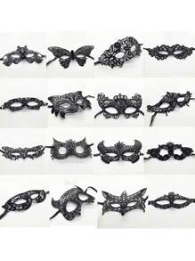 1pc Ladies Masquerade Mask - Elegant Half-Face Venetian Mask For Masquerade Parties, Cosplay, Christmas, Weddings, Anime Themed Events - Exquisite Design Corset Halloween