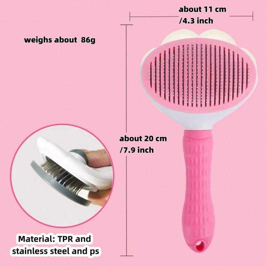 Dog Deshedding Brush, Cat Grooming Brush, Floating Hair Removal Tool