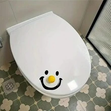 1 件装粘性折衷风格马桶座圈升降器，设计独特，通用型，手动无接触开盖器和卫生浴室工具 - 无需电源