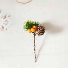 10/30/50/100 件红色蘑菇微型景观装饰，彩色泡沫人造浆果配件