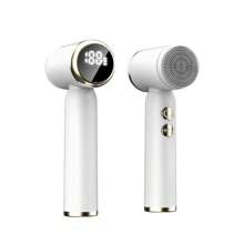 电动洁面刷 3 档旋转，可充电防水硅胶洁面仪，毛孔清洁器，带刷头配件 - 彩色 - 查看 5