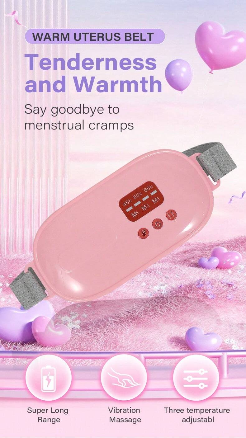 Electric Heating Palace Belt Women's Menstrual Hot Compress Warm Palace