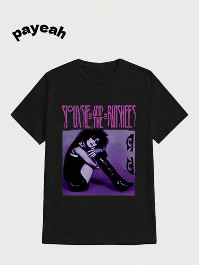 Payeah BANSHEES T-Shirt  Casual Digital Print  Pure Heavy Cotton T Shirt