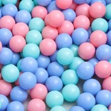 30 piezas de bolas de plástico resistentes a la presión de 2.17 pulgadas/5.5 cm de colores para piscina de bolas de niños pequeños, parque infantil, tienda de campaña, decoración de fiestas de cumpleaños - suaves y seguras, perfectas para fiestas, parques infantiles y piscinas