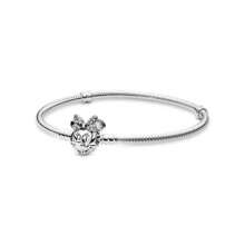 Pandora | Pulsera con cadena tipo serpiente, broche de  con circonitas cúbicas y pavé de - Plateado - Ver 3