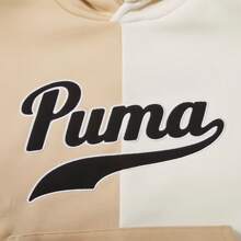 Puma Sudadera con capucha de bloques de color, sudadera casual con capucha para deportes al aire libre