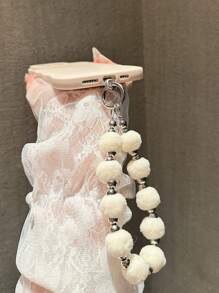 Funda para iPhone 14 Pro Max con diseño de onda, cubierta protectora compatible con iPhone 13/14 - Blanco - Ver 4
