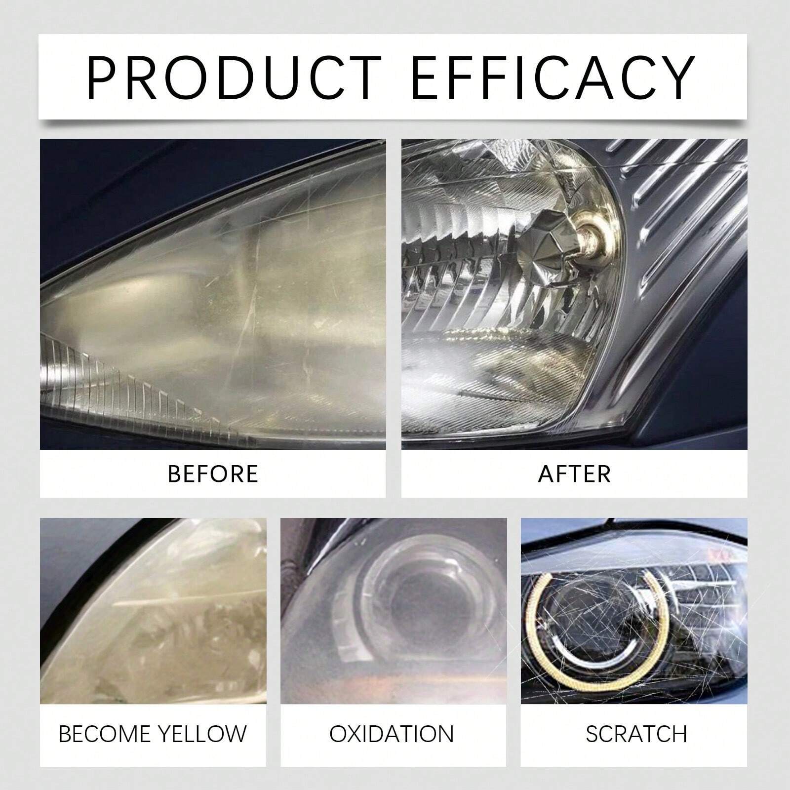 Car Headlight Repair And Polishing Kit Refurbished Coating Maintenance