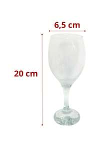 Set Of 4 Transparent Wine Glasses 410ml Glass - trắng - Xem 4