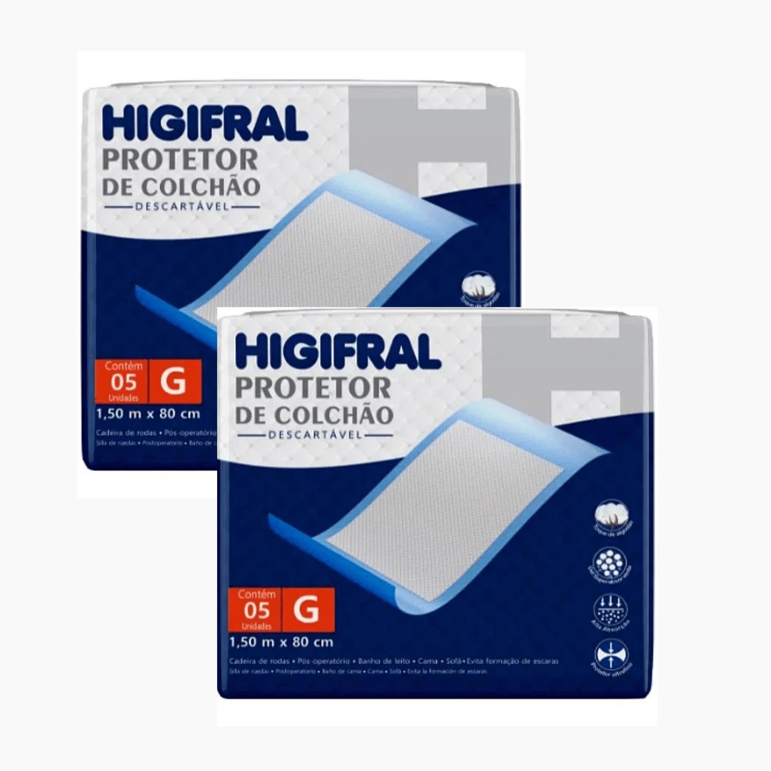 Kit 2 Geriatric Disposable Mattress Protector Sheet HIgifral G for Sale