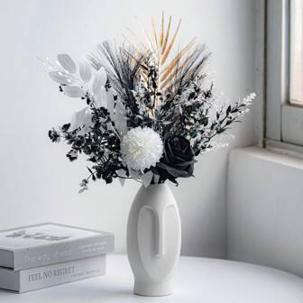 1 Set Artificial Flowers - Real Touch Fake Flowers For Wedding Bouquet, Indoor/Outdoor Home Decor, RV Decor, And Table Centerpiece - Oxidation Resistant And Long-Lasting, Valentine Day, Gift Gifts Birthday Graduation,Fake Plants