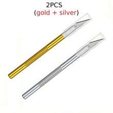 6/12 件精密工艺爱好刀套件 - 高精度实用艺术精密刀套装，配有极其锋利的剃须刀，适用于雕刻、建筑建模、剪贴簿、DIY 艺术品切割等 - 适合手工艺个人和专业人士的综合工具（6 毫米铝合金手柄，带 11# 1# 3# 4# 刀片） - 彩色 - 查看 20