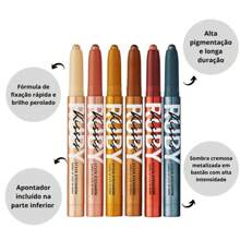 Ruby Kisses Metallic Stick Eyeshadow With Sharpener 1.4g - 青銅魅力 - 查看 4