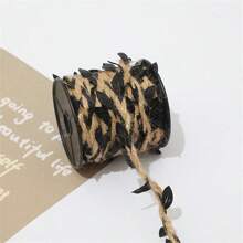 1 rollo, Cinta de arpillera con hojas, 33 pies de cordel verde con enredadera para fiesta de cumpleaños con temática de la selva, decoraciones del hogar, enredadera trenzada con hojas verdes artificiales para fiestas con temática de la selva, cumpleaños, bodas, jardín, decoración del hogar, Navidad
