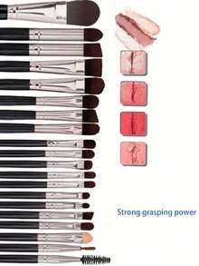 Bộ dụng cụ trang điểm 21 món - Cọ trang điểm, Mút trang điểm, Bông mút trang điểm mini, Bộ du lịch, Dụng cụ làm đẹp cho người mới bắt đầu, Bộ cọ trang điểm chuyên nghiệp cho kẻ mắt, phấn nền, phấn má hồng, phấn mắt, môi, lông mày, kem che khuyết điểm, mỹ phẩm, son môi, bông phấn, bảng phấn mắt, đồ dùng vệ sinh cá nhân, bộ cọ, bộ cọ trang điểm, bộ cọ trang điểm, bộ trang điểm hoàn chỉnh, bộ cọ trang điểm, bộ trang điểm hoàn chỉnh, bộ cọ, bộ cọ trang điểm, bộ quà tặng trang điểm - Nhiều màu - Xem 3