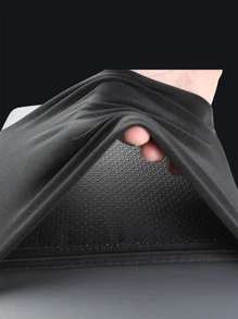 1pc Car Central Armrest Box Raised Pad, PU Leather Memory Foam Armrest Console Pad With Tissue Box And Storage Pouch, Universal Car Armrest Cushion, Upgraded Tissue Storage Pocket, Central Armrest Protective Cover, New Tissue Pocket