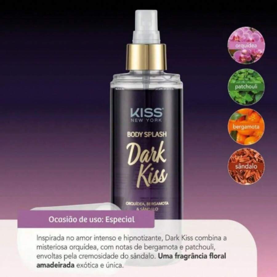 Ruby Kisses Kiss New York Body Splash -200ml - nụ hôn tối - Xem 1