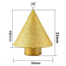 M10/M14 水钻倒角钻头，水钻埋头钻头用于现有孔扩大成形修整水钻斜面倒角钻头用于角磨机水钻斜面倒角钻头 38mm/50mm，工具配件 - 彩色 - 查看 12