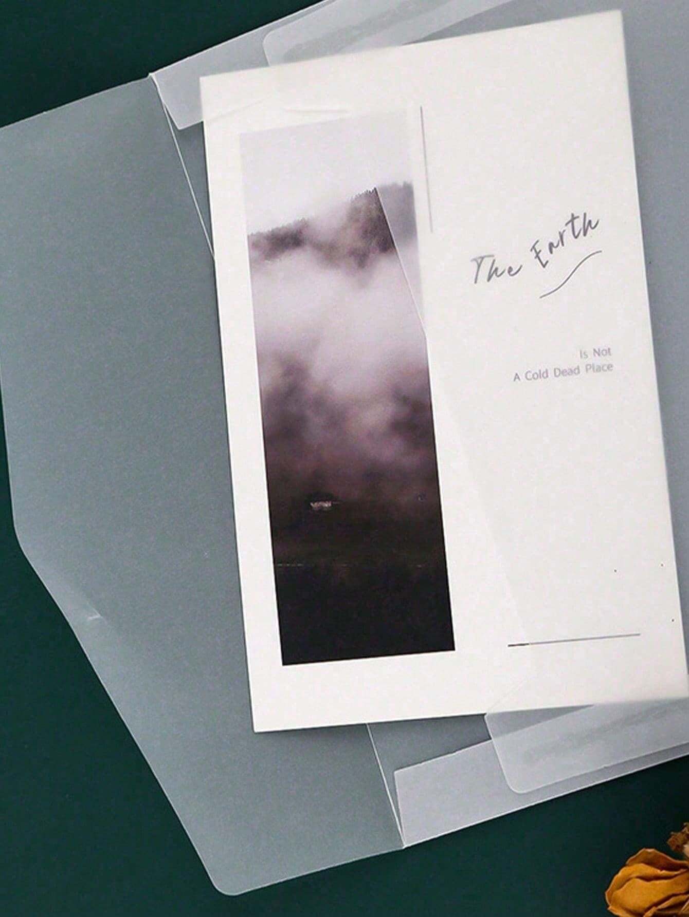 Multiple Pieces Of SemiTransparent Vellum Envelopes, SemiTransparent