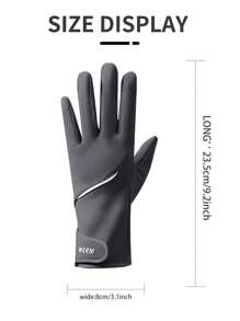 1 szt. Damskie zimowe rękawice narciarskie do jazdy na rowerze na świeżym powietrzu, wodoodporne, wiatroszczelne, ciepłe, pogrubione, z ekranem dotykowym, rękawice motocyklowe z polaru z dodatkiem puchu