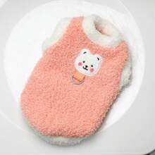 Quần áo cho thú cưng. Áo vest nhung dày và ấm thích hợp cho chó và mèo nhỏ mặc vào mùa đông. Quần áo cho chó có thể chơi đùa vui vẻ ngoài trời. - trái cam - Xem 10