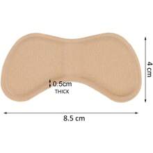 5 paires de coussinets de talon souples, protections antiadhésives pour talon, protecteurs de soins des pieds contre l'abrasion, convenant aux talons hauts, baskets, chaussures