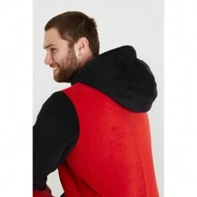 Manchester United F.C. Pyjama Fleece Onesie Football Gift - Red - View 6