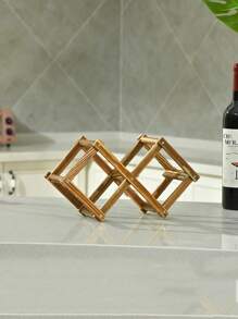 10/5/3 件复古风格酒架，多功能堆叠酒架，独立立式酒架适用于家庭酒吧展示，桌面存储，可扩展设计，厨房收纳，家庭存储，台面酒架，厨房和酒柜