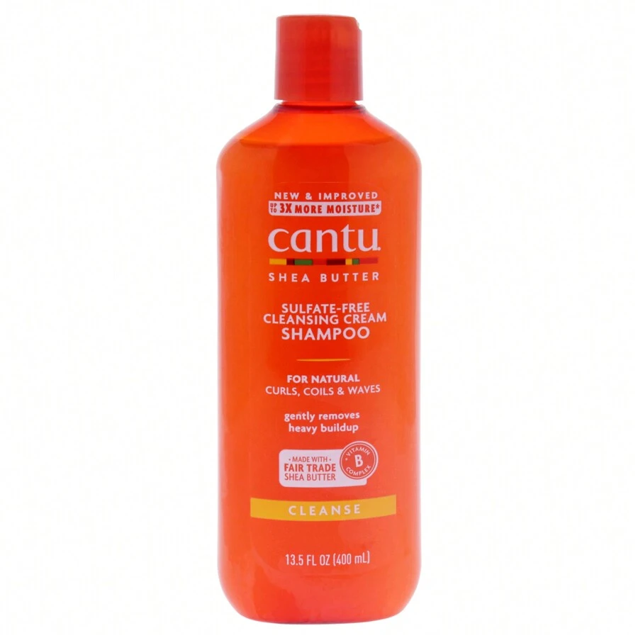 Shea Butter Sulfate Free Cleansing Cream Shampoo By Cantu For Unisex - 13.5 Oz Shampoo - trắng - Xem 1