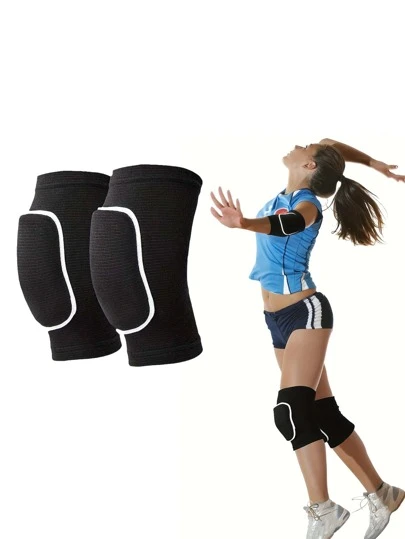 1 pieza Rodillera suave y transpirable, adecuada para voleibol, danza, fútbol, yoga, baloncesto y patinaje sobre hielo - Rodillera protectora, accesorio de fitness, soporte para la rodilla, rodillera deportiva, rodillera de gimnasio